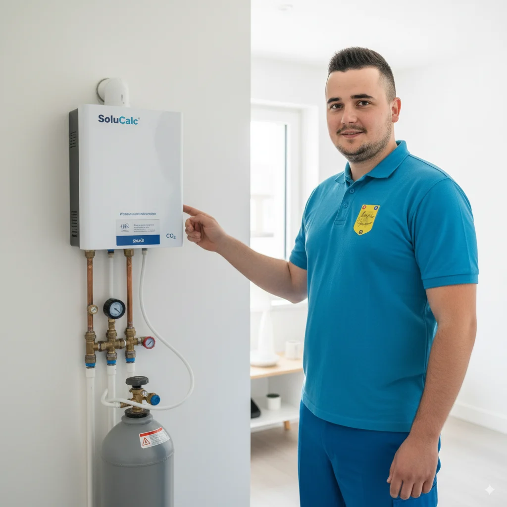 SoluCalc : l'adoucisseur d'eau au CO₂ alimentaire